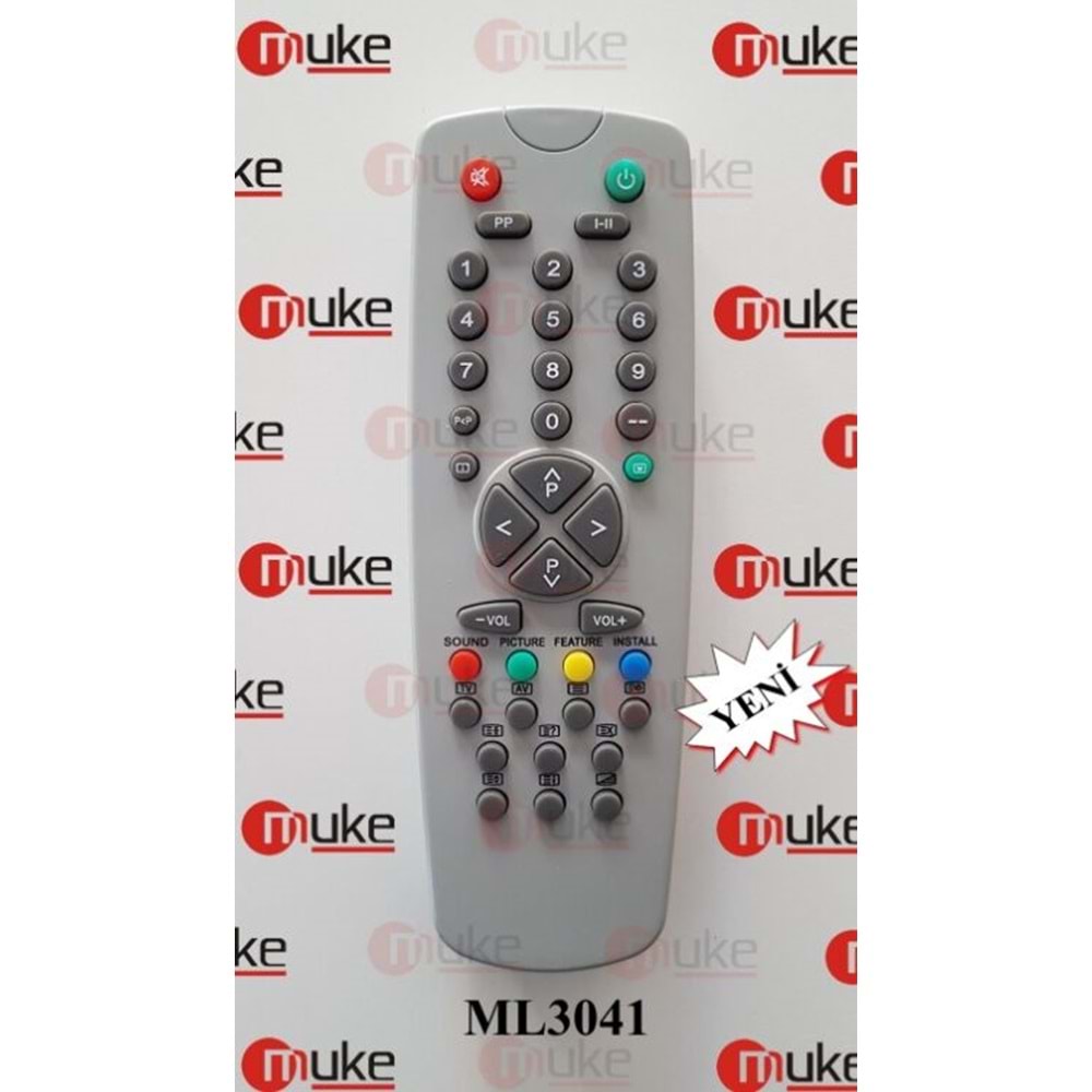 MUKE ML3041 VESTEL-SEG-REGAL 3040 MİNİ TV KUMANDASI