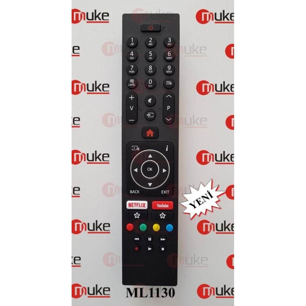 MUKE ML1130 VESTEL NETFLIX YOUTUBE TUŞLU SMART TV KUMANDASI