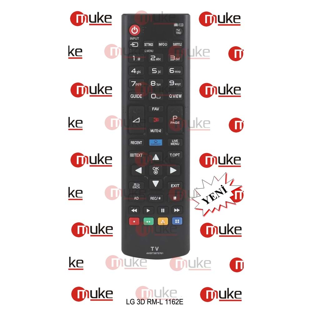MUKE ML9892 LG 3D-RM-L1162E SMART TUŞLU SMART TV KUMANDASI