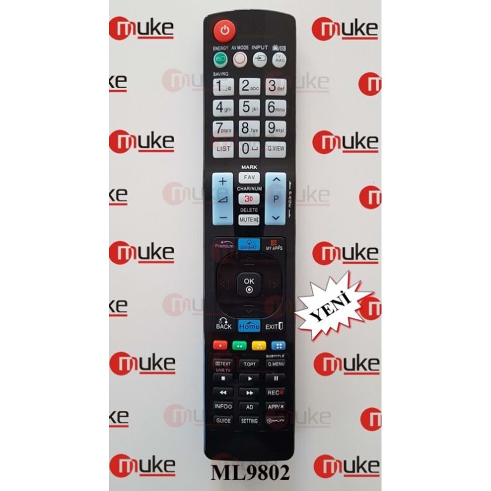 MUKE ML9802 LG 3D-RM-L930+2 SMART TV KUMANDASI