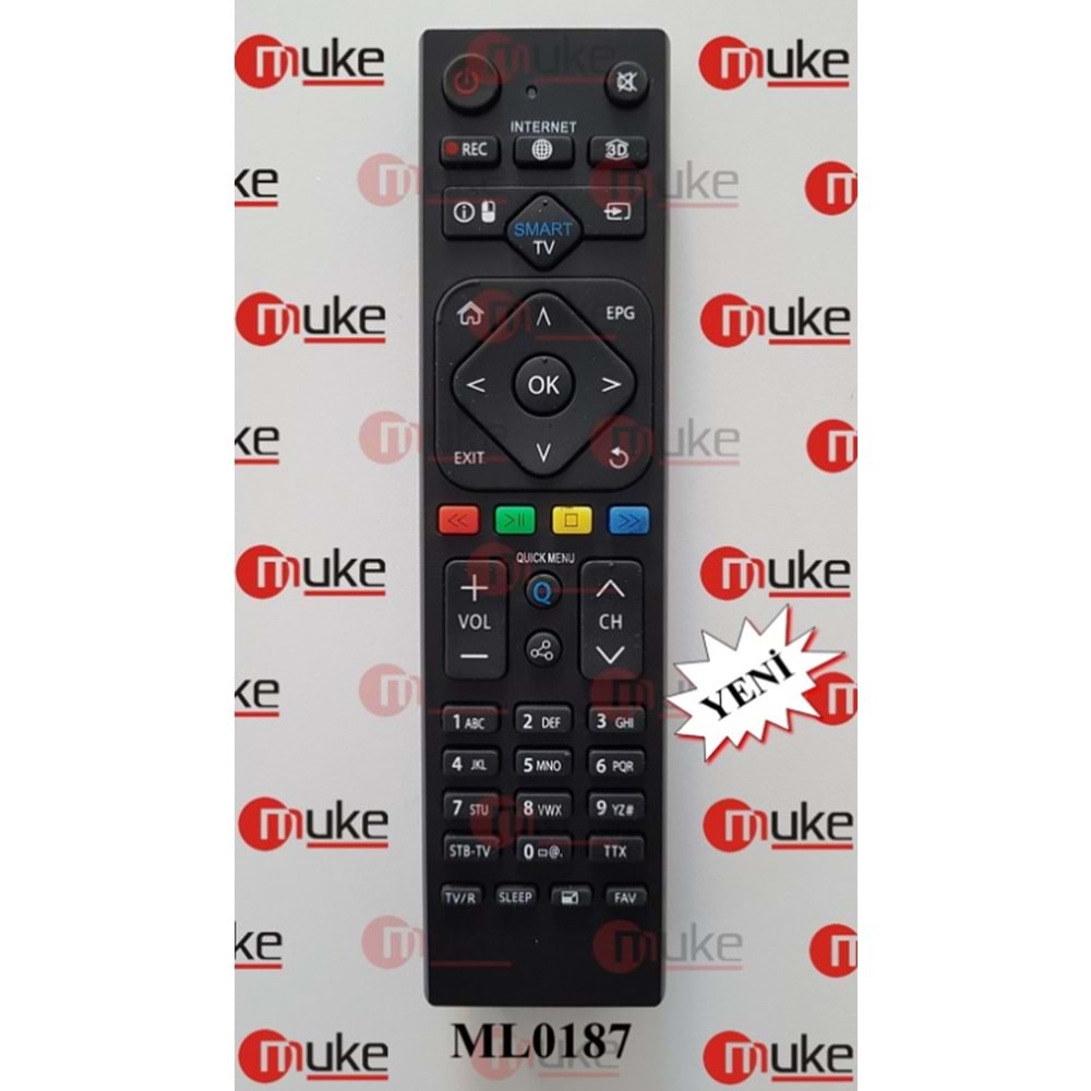 MUKE ML0187 SUNNY-AXEN-AWOX 3D TUŞLU UYDULU SMART TV KUMANDASI