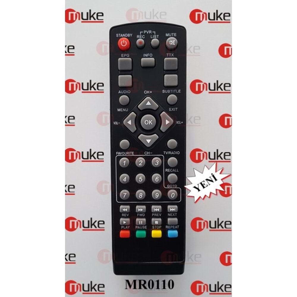 MUKE MR0110 BOTECH-2010HD-AMSTRAD REC-LIST TUŞLU KR0110