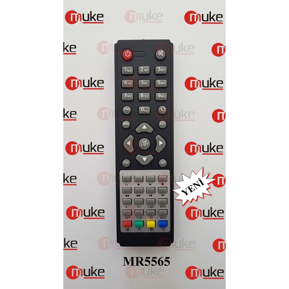 MUKE MR5565 NEXT-NEWWAVE-SUNTECH MİNİ UYDU KUMANDASI KR5565