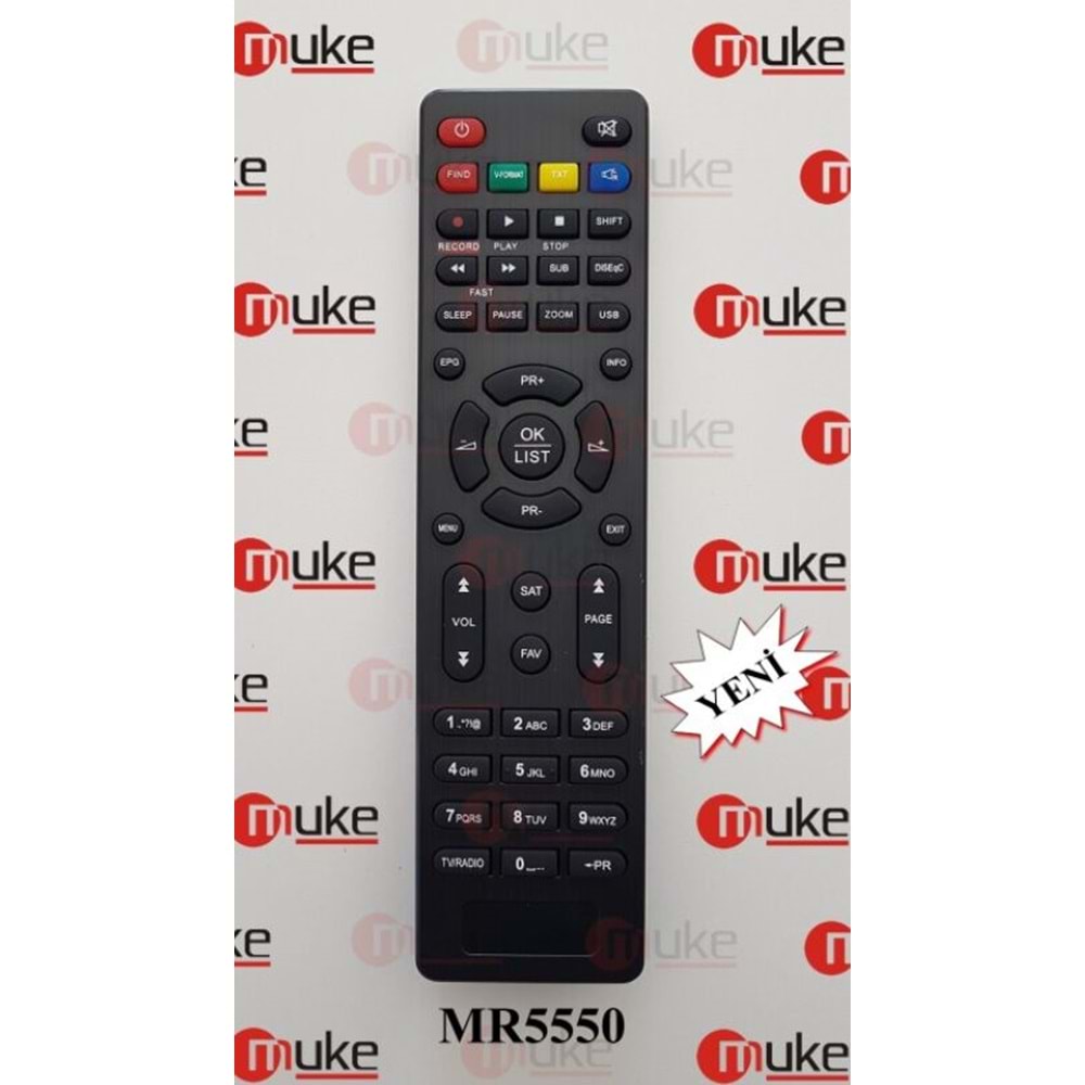 MUKE MR5550 NEXT PUNTO PLUS HD-STARBOX UYDU KUMANDASI KR5550