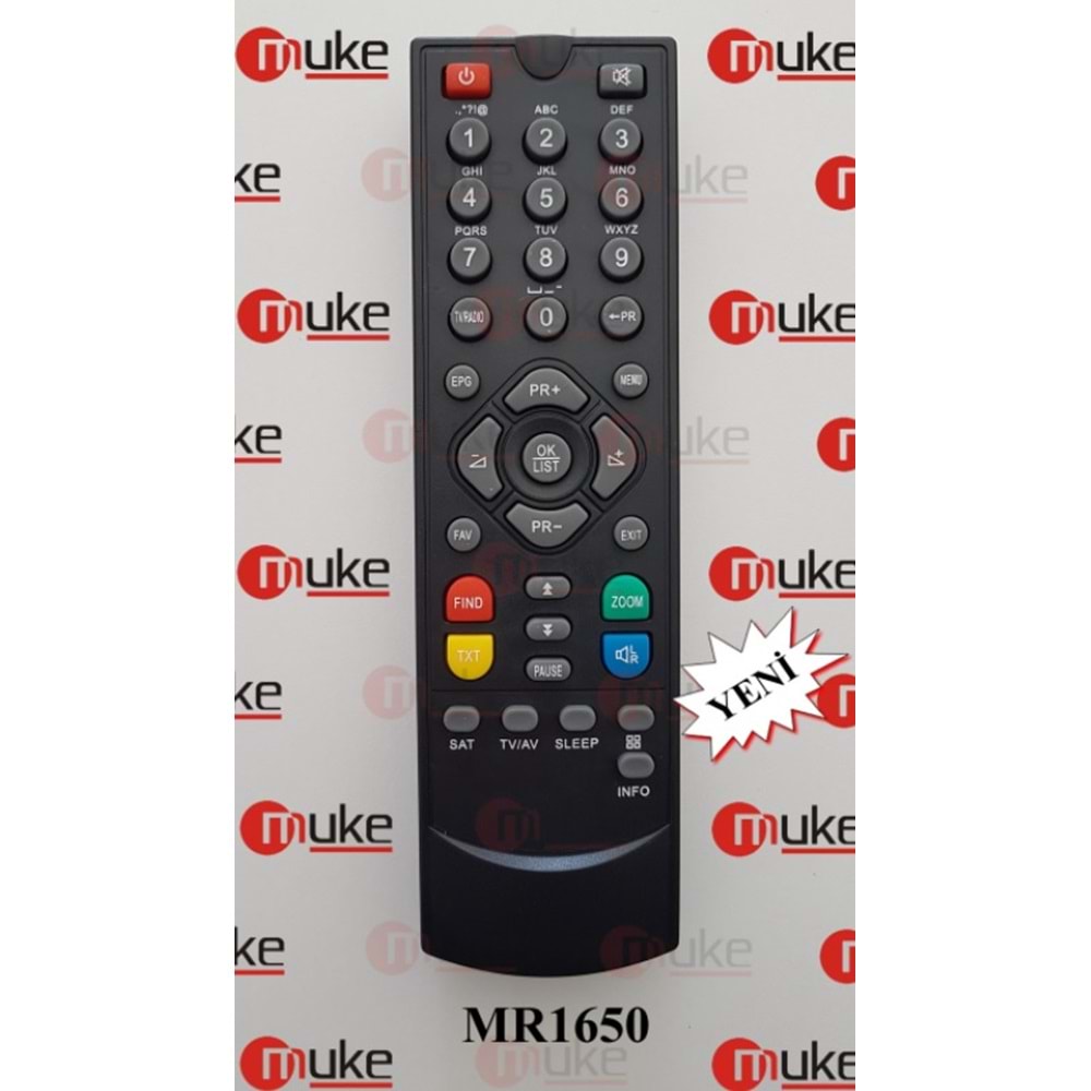 MUKE MR1650 NEXTSTAR 16500-16900-16000 UYDU KUMANDASI KR1650