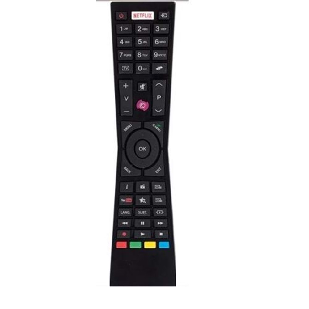 MUKE ML1173 VESTEL LANG NETFLİX MOR TUŞLU SMART TV KUMANDASI