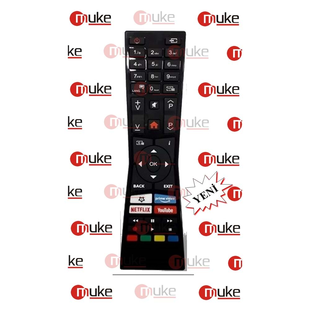 MUKE ML1180 VESTEL NETFLIX-YOUTUBE-PRİME TUŞLU SMART TV KUMANDASI