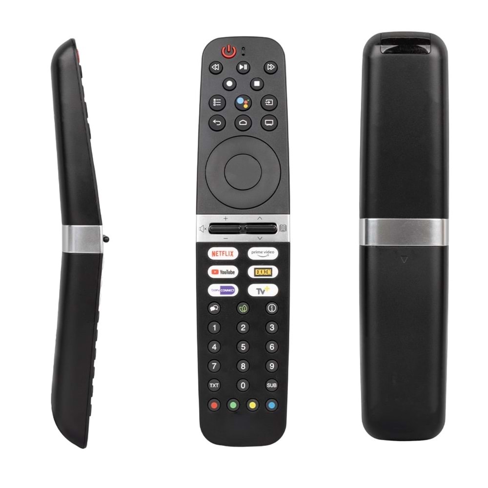 MUKE ML9720SA ARÇELİK-BEKO-GRUNDIG NETFLIX-EXXEN-YOUTUBE-BEINCONNECT-TV+ TUŞLU ( SES KOMUTLU ) TV KUMANDA