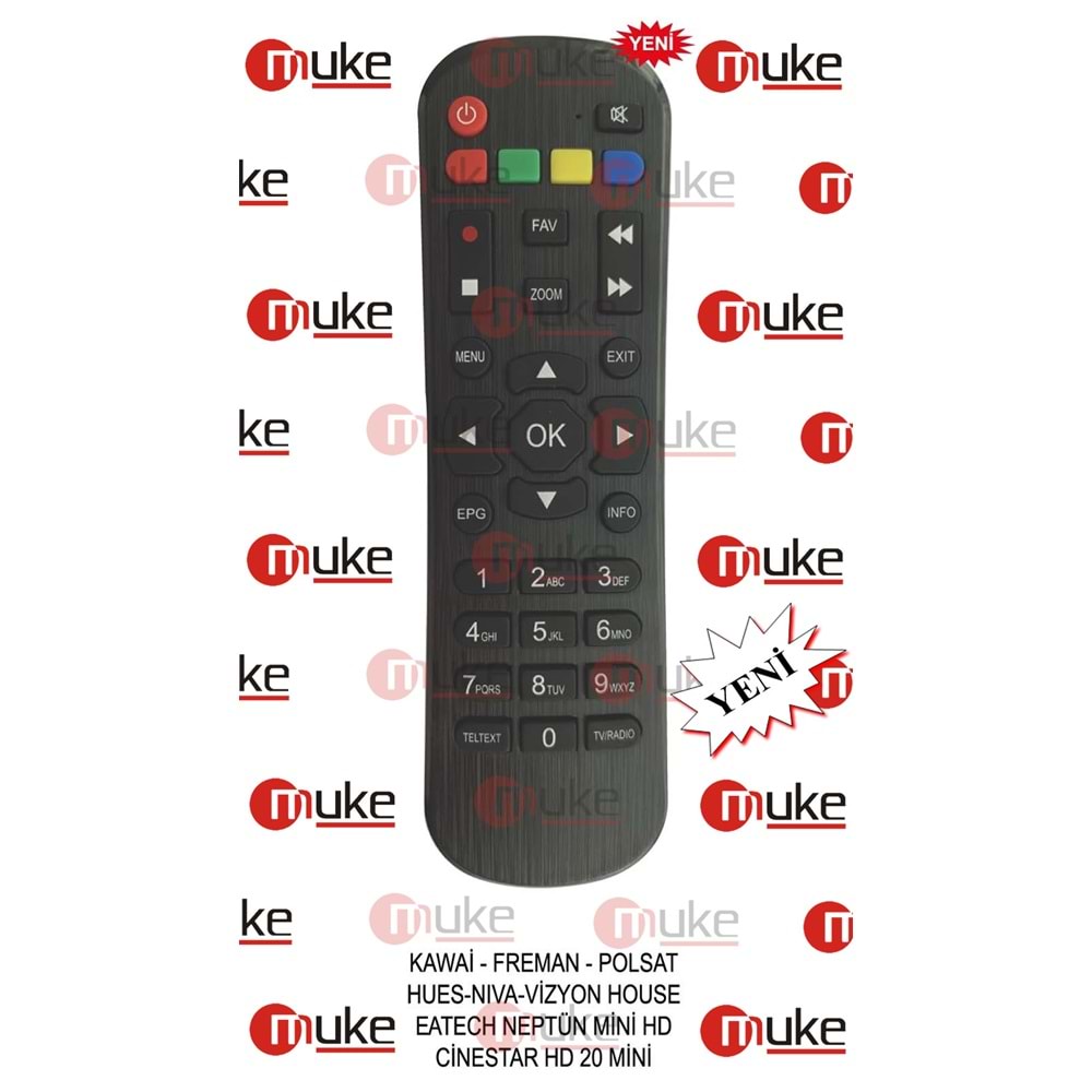 MUKE MR6850 KAWAİ REDLINE UYDU KUMANDASI KR6850