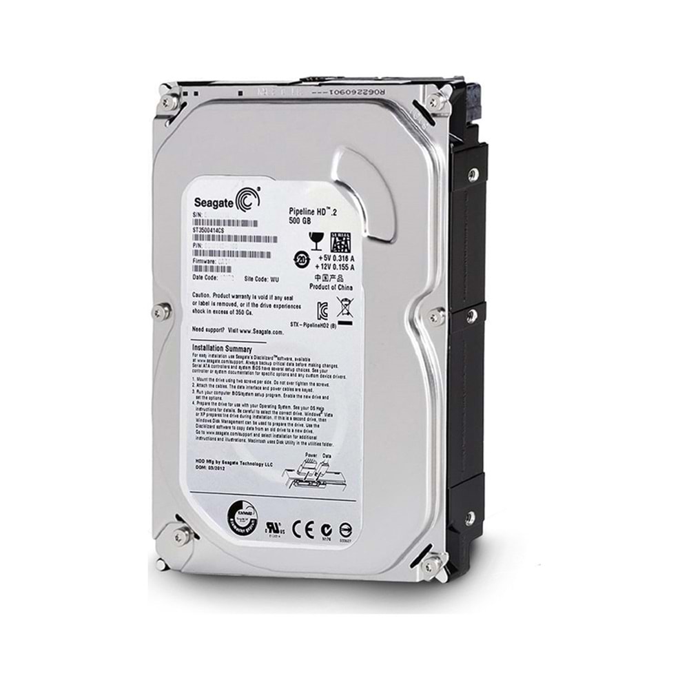 SEAGATE ST3500414CS 500GB 16MB 5900RPM Sata3,0GB/S Sata Harddisk
