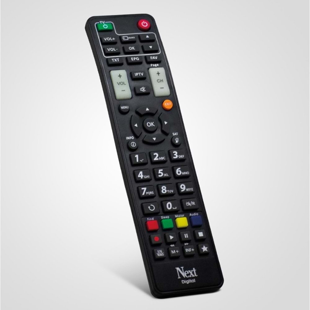 NEXT UK071 KANKY 2071 2000 2023 2053 64 PROGRAMLANABİLİR UNİVERSAL ORJİNAL UYDU KUMANDASI