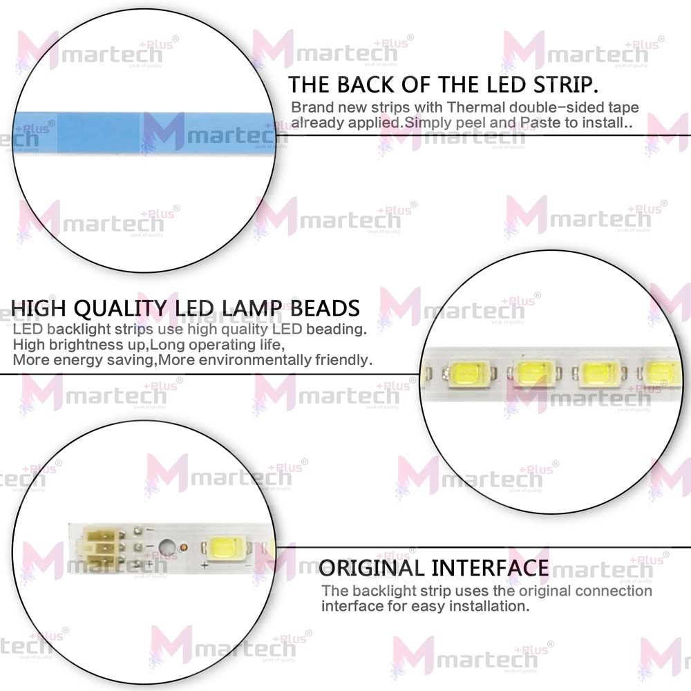 VESTEL-SEG-REGAL-FINLUX TELEFUNKEN-HILEVEL-TOSHIBA 40PF7070 LED BAR HK307