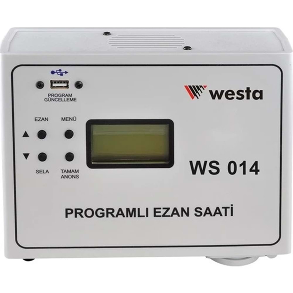 WESTA 014 EZAN SAATİ