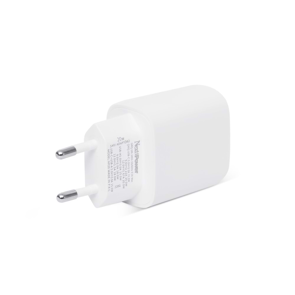 NEXTPOWER NP20W 20 WATT HIZLI ŞARJ ADAPTÖRÜ