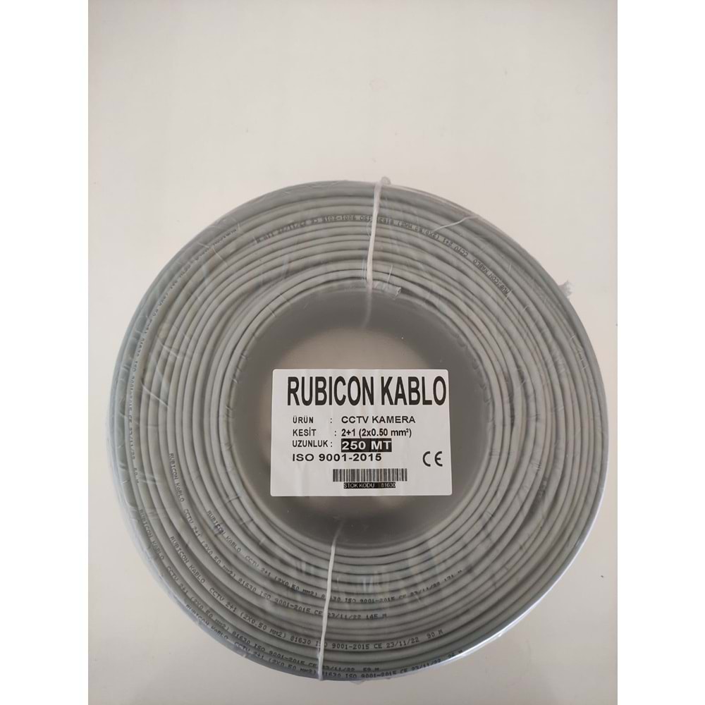 RUBICON 2+1 0,50 250 METRE KAMERA KABLOSU