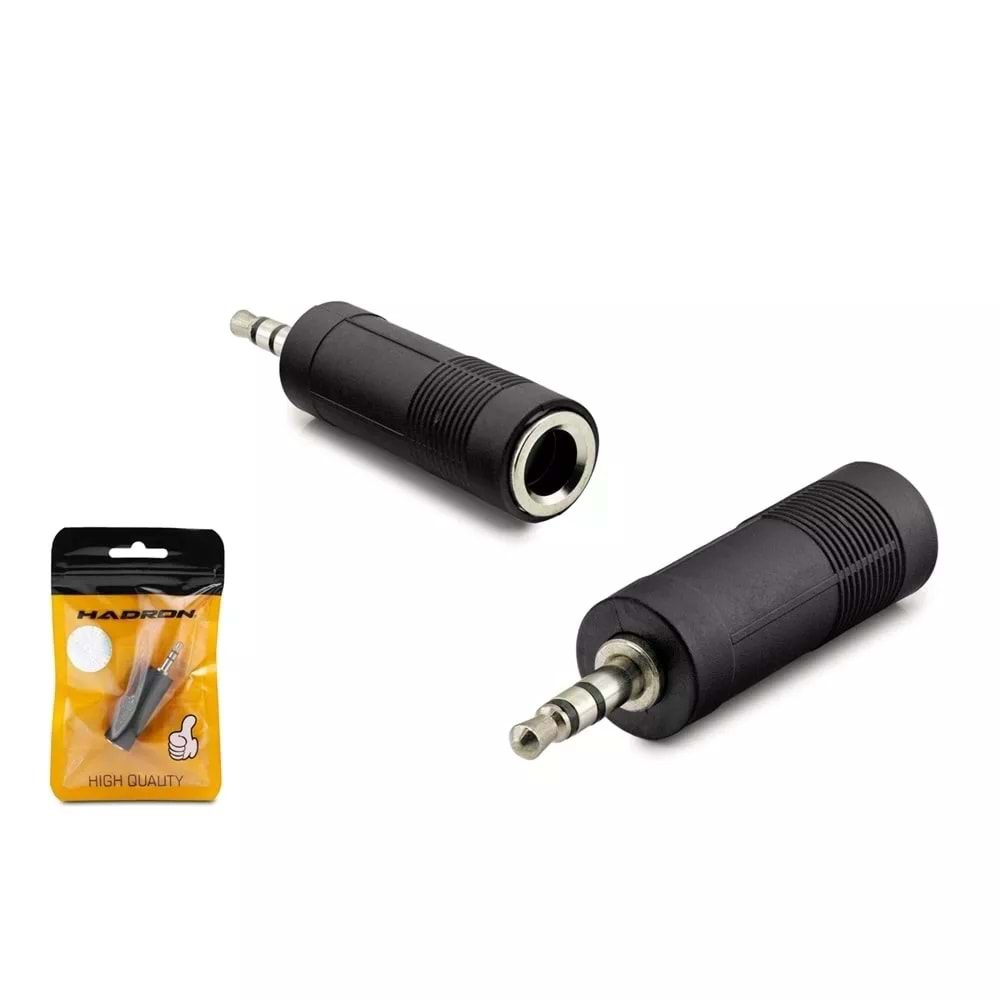 HADRON HDX1331 3,5MM STR ERKEK 6,3MM DİŞİ ÇEVİRİCİ JAK