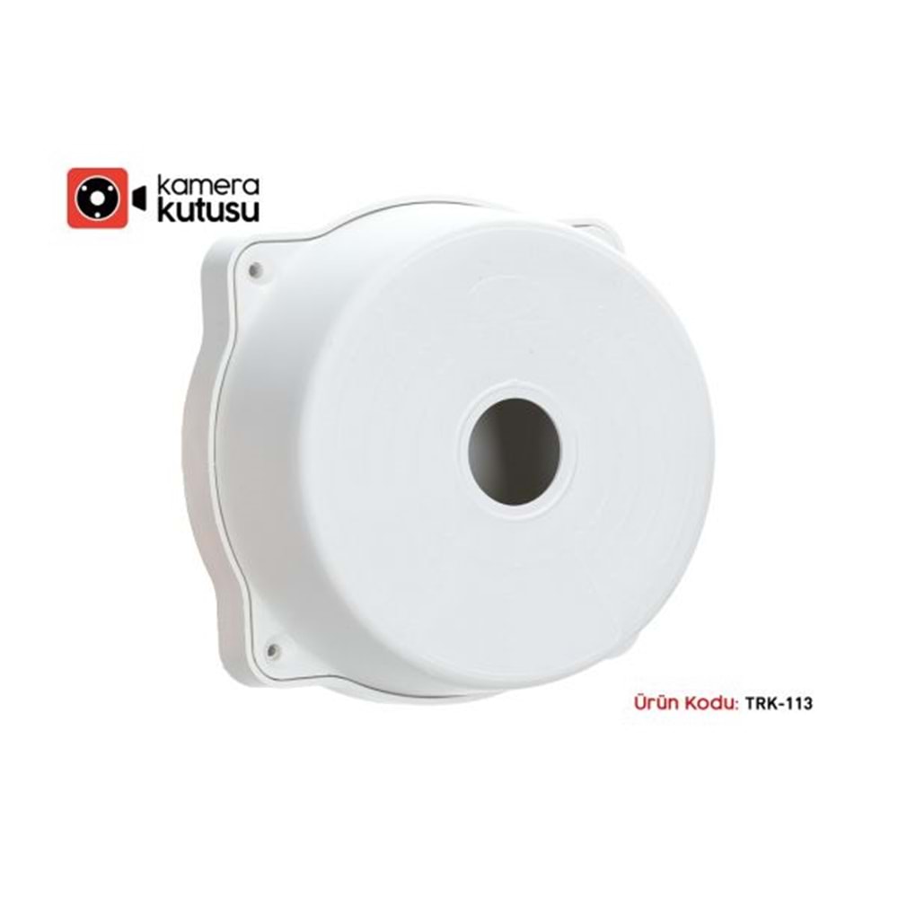 OEM TRK-113 YUVARLAK KAMERA MONTAJ BUATI BEYAZ (TABAN DAHİL)