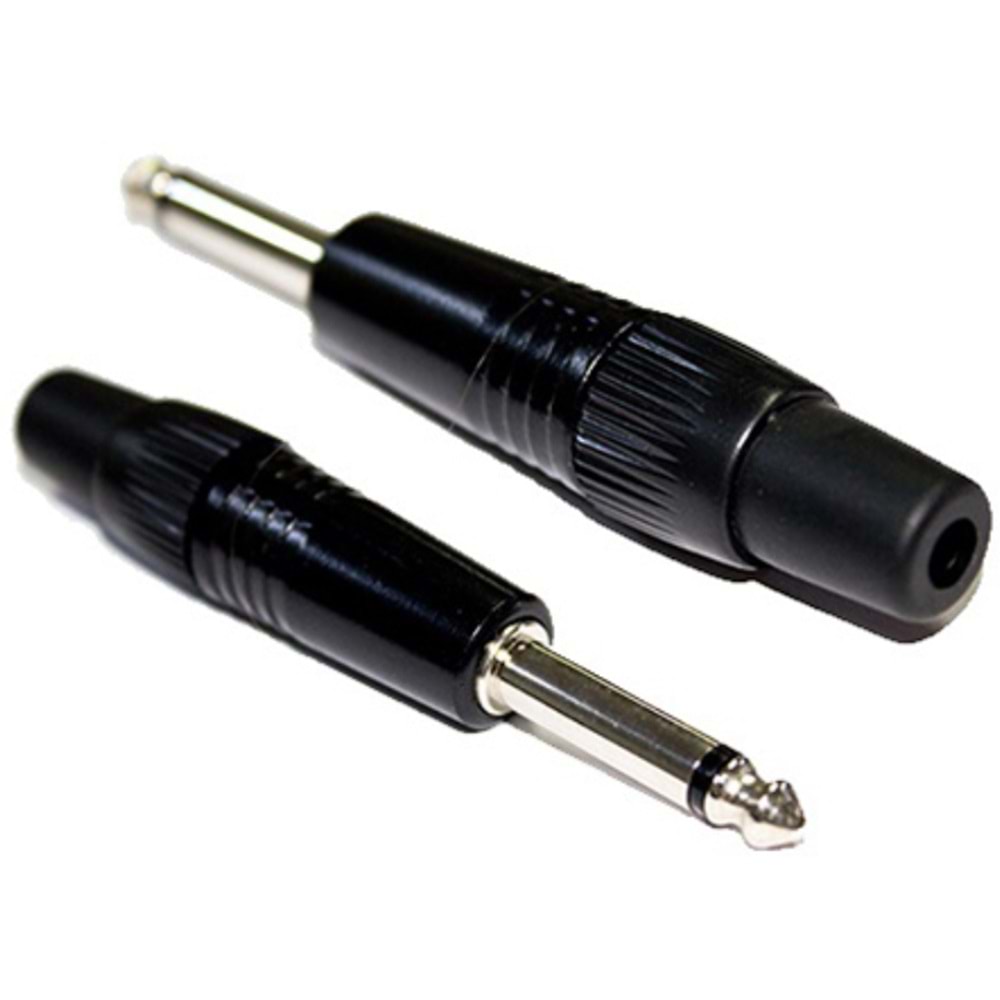 OEM NOTRİX METAL MONO 6,3mm JACK SİYAH