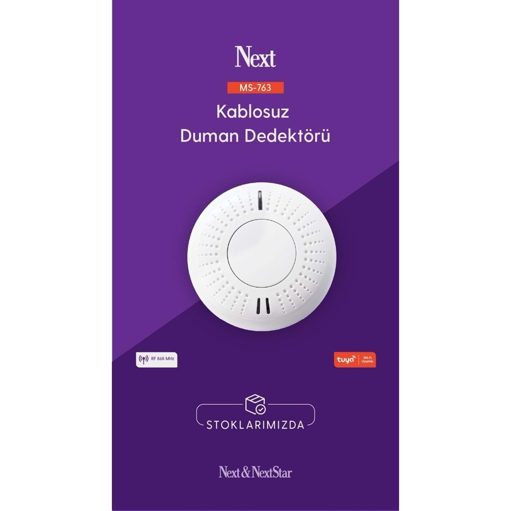 NEXT MS-763 KABLOSUZ DUMAN DEDEKTÖRÜ
