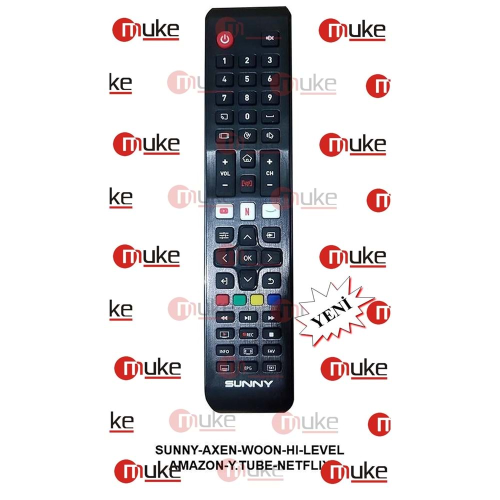 MUKE ML0251 SUNNY-AXEN-WOON-HI LEVEL SMART TV KUMANDASI