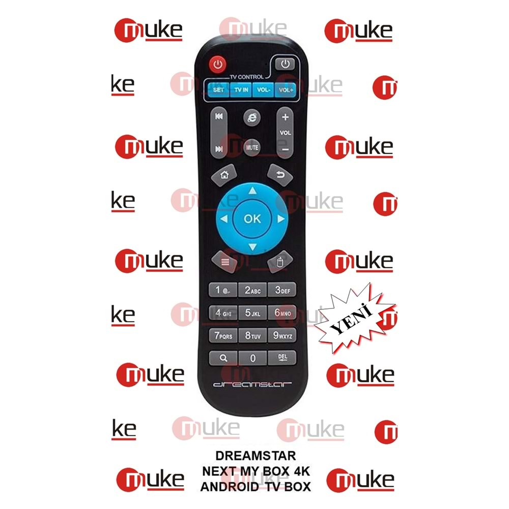 MUKE MR0855 DREAMSTAR-NEXT MY BOX 4K ANDROID BOX KUMANDASI KR0855