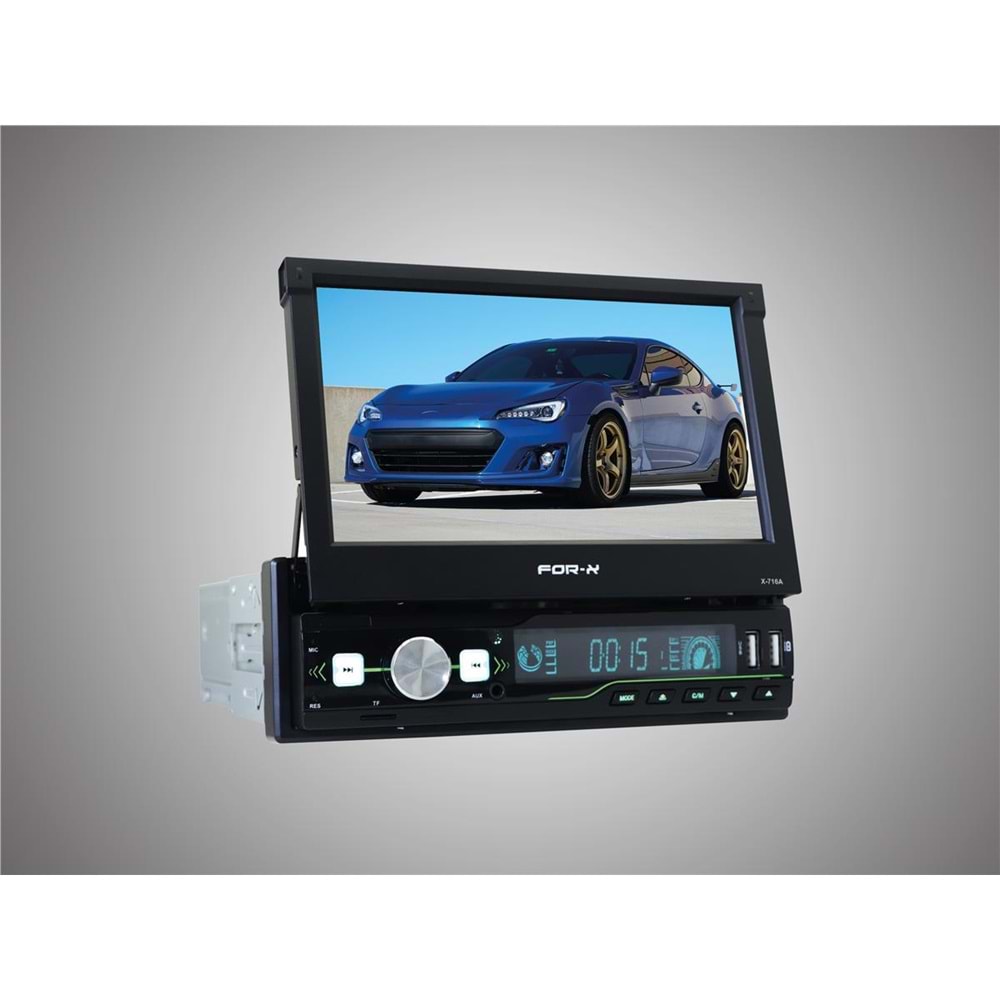 FOR-X X-716A INDASH OTO TEYP MIRRORLINK APPLE CARPLAY ,ANDROID AUTO 7