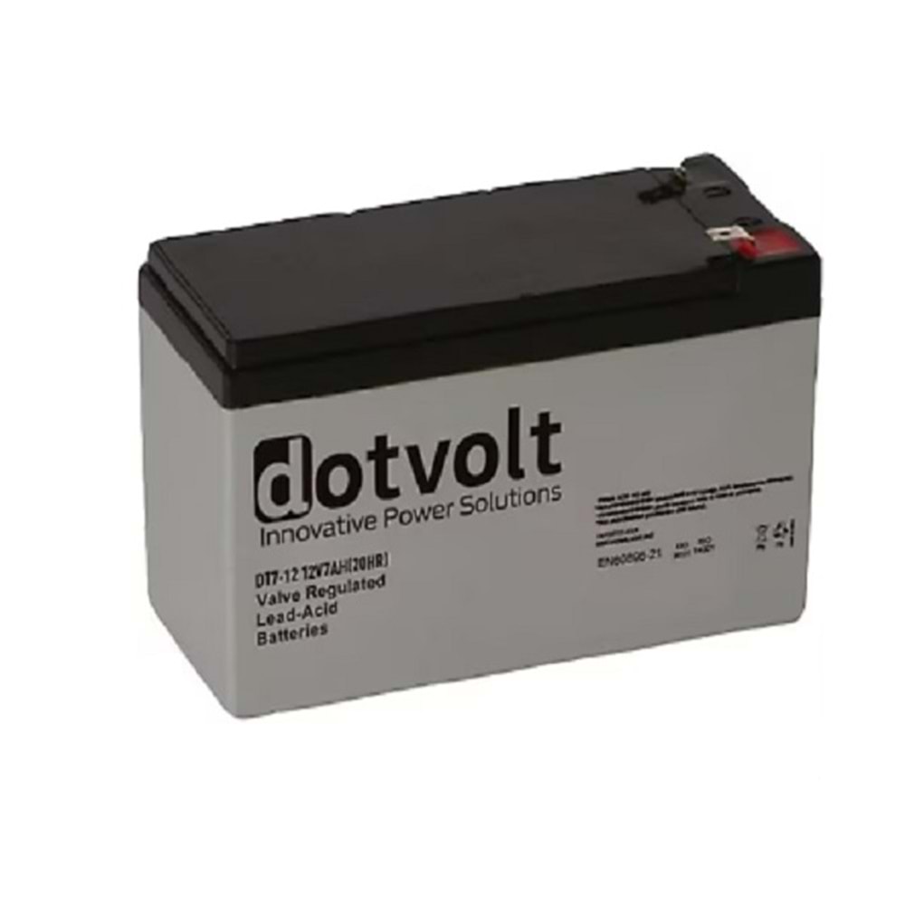 DOTVOLT DT7-12 12V 7AH UPS AKÜSÜ