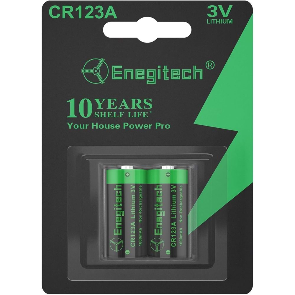 ENTİTECH CR-123A 3V LİTYUM İKİLİ PİL