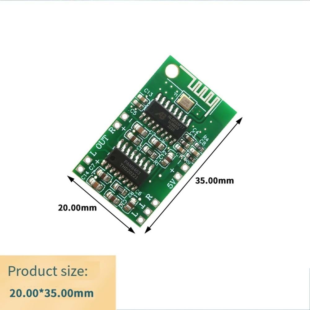 CA-8469 5V Bluetooth Amplifikatör Kartı PAM8403 + CA-6928 Bluetooth Amplifikatör Modülü 5.0 Bluetooth Ses Modülü