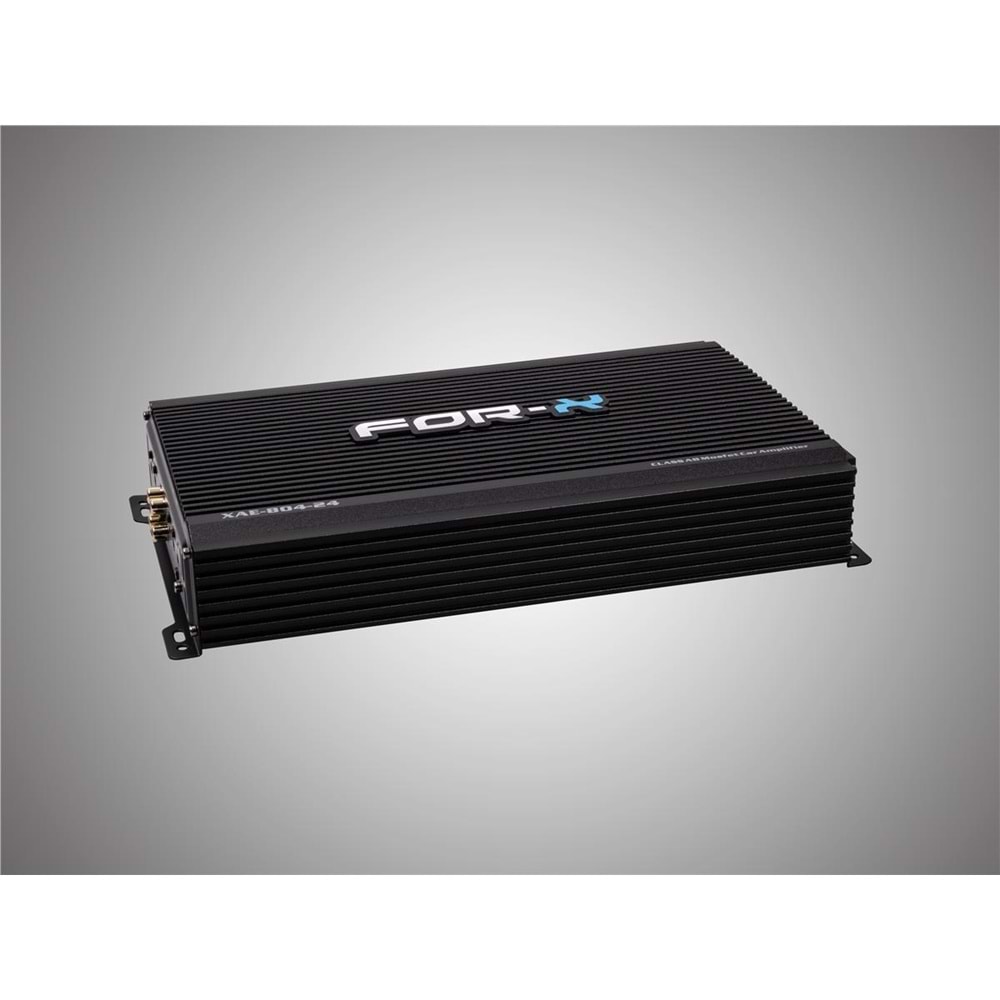FOR-X XAE-804-24V 4 KANAL RMS POWER@4 OHM 80Wx4CH OTO ANFİ