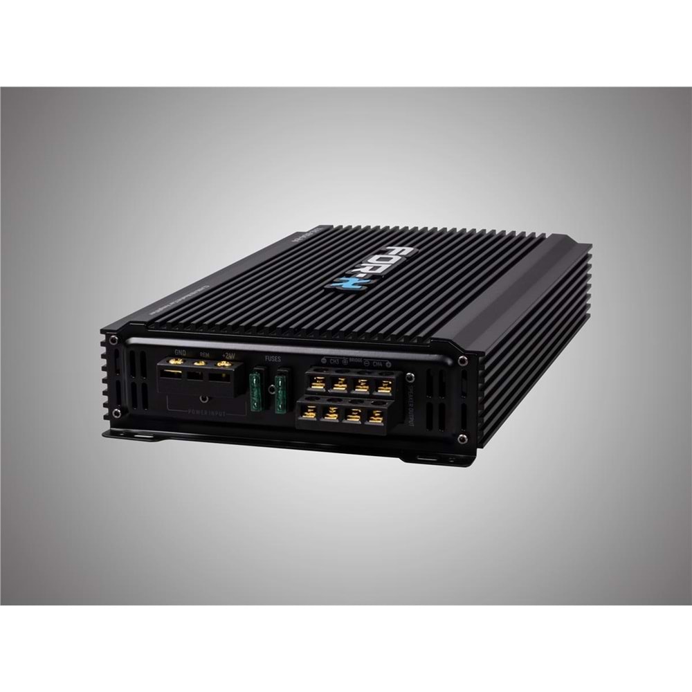 FOR-X XAE-804-24V 4 KANAL RMS POWER@4 OHM 80Wx4CH OTO ANFİ