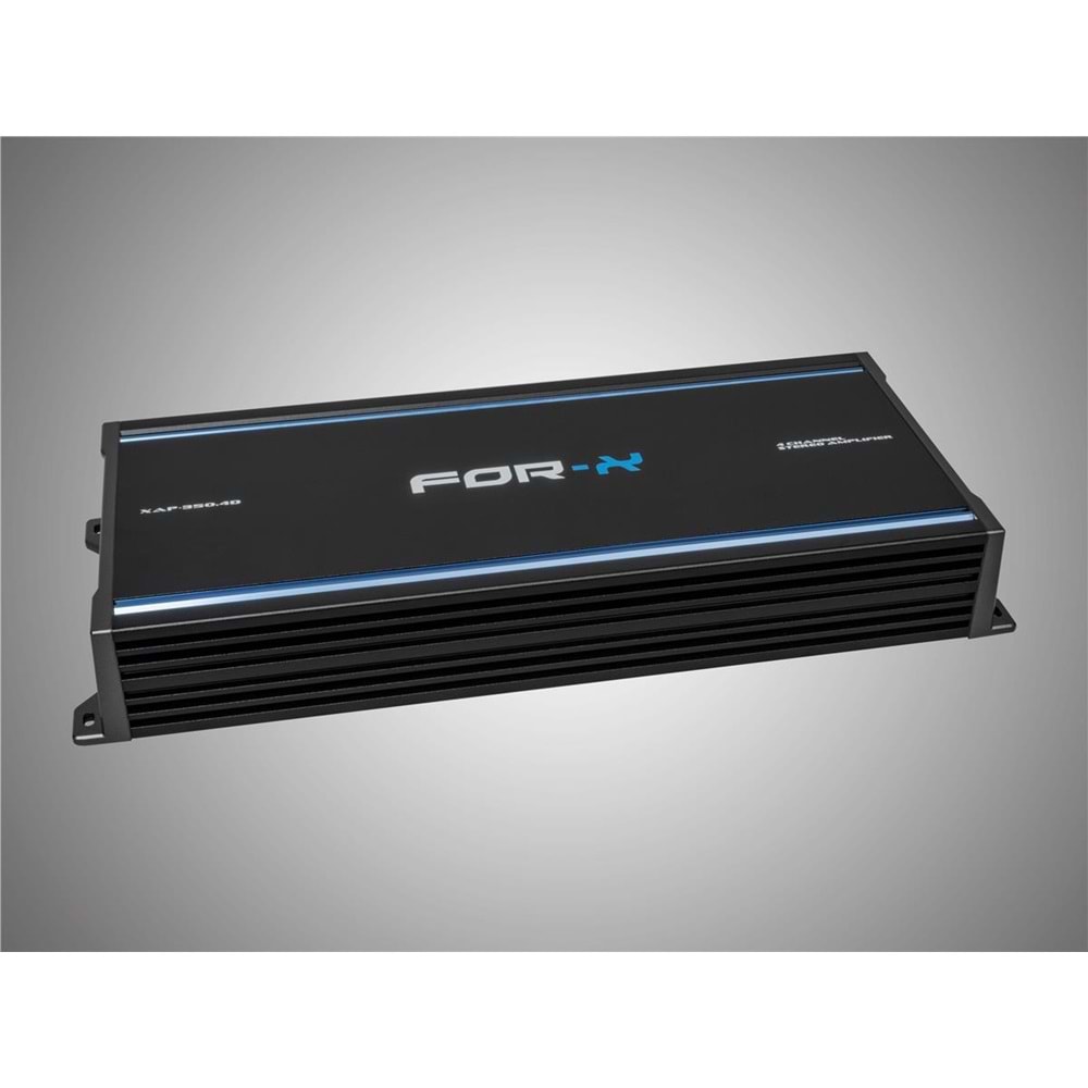 FOR-X XAP-350.4D 4 KANAL RMS POWER @4 OHM 350Wx4CH OTO ANFİ
