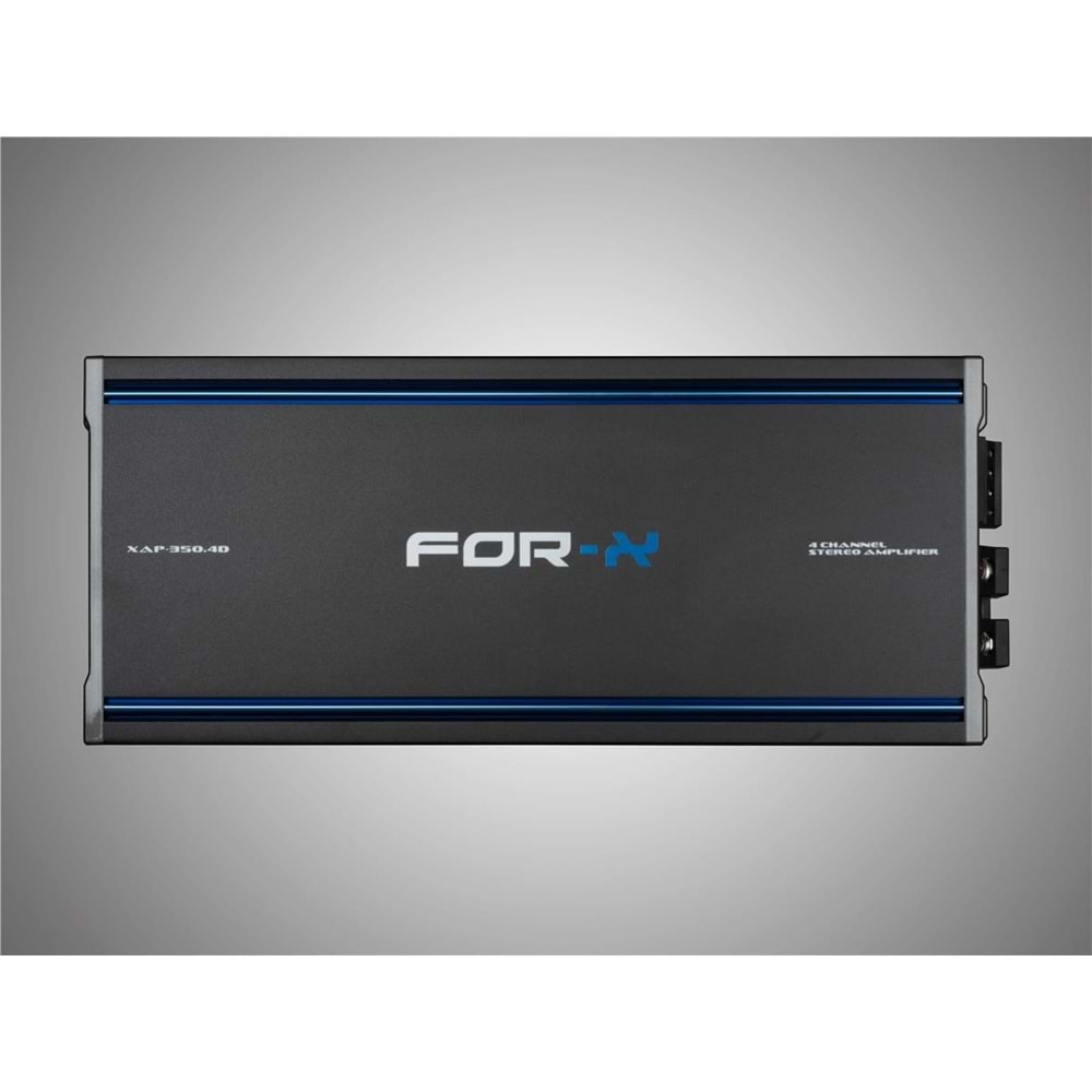 FOR-X XAP-350.4D 4 KANAL RMS POWER @4 OHM 350Wx4CH OTO ANFİ