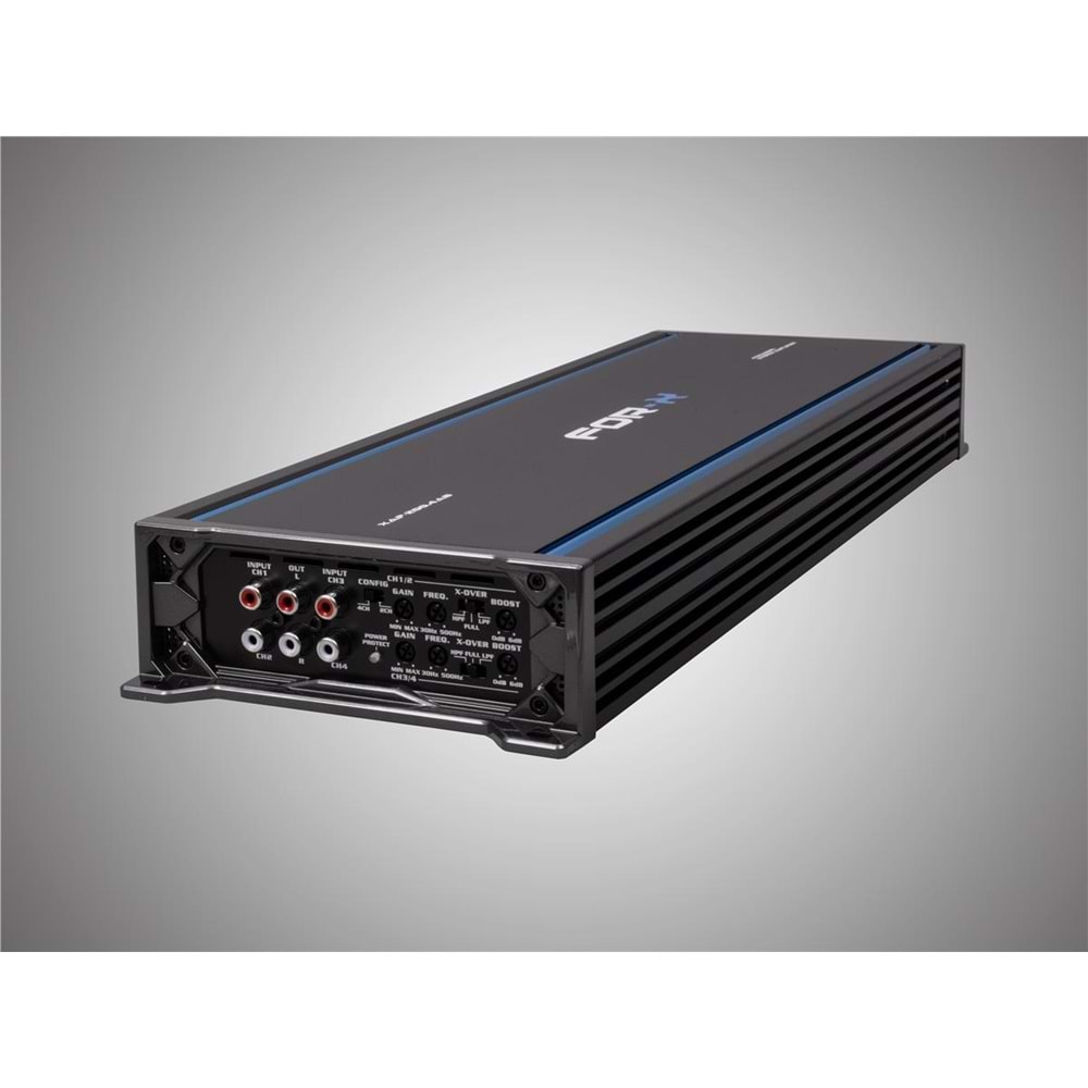 FOR-X XAP-200.4AB 4 KANAL RMSPOWER @4 OHM 220Wx4CH OTO ANFİ