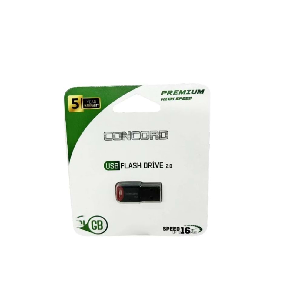 CONDORD C-UP8 8 GB USB 2,0 Plastik Flash Bellek