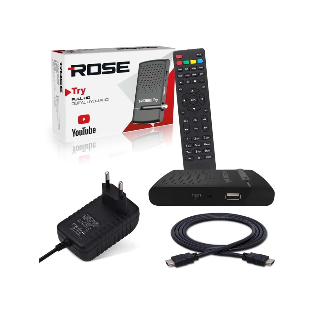 ROSE TRY FULL HD DİJİTAL UYDU ALICI