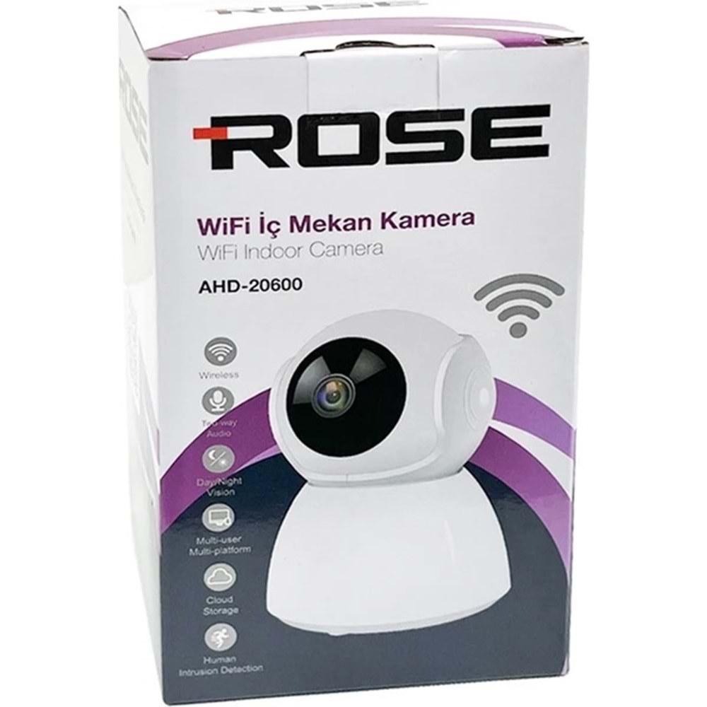 ROSE AHD-20600 WIFI İÇ MEKAN GÜVENLİK(BEBEK) KAMERASI