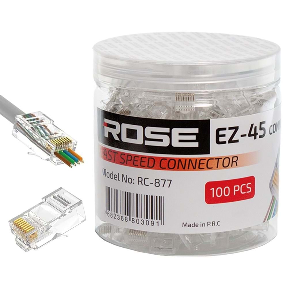 ROSE RC-877 CAT5 - CAT6 100 Lü Paket