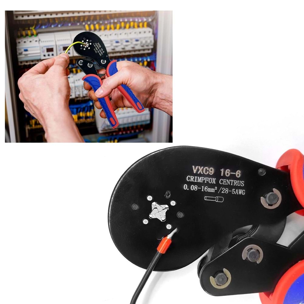 ROSE RC-896 Vxc9 10-4n Terminal Sıkma Pensesi