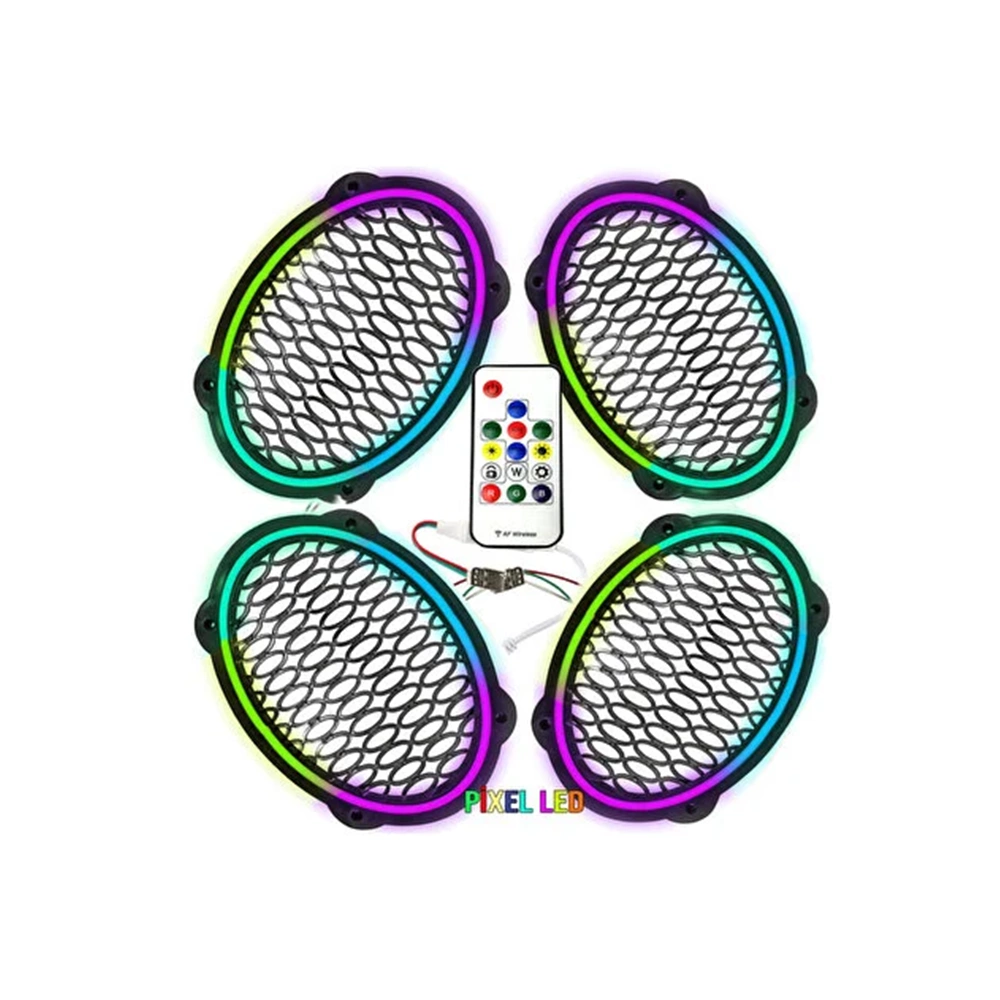 OEM OVAL HOPARLÖR KAPAĞI PİXEL LED 1 TAKIM ( 4 ADET )