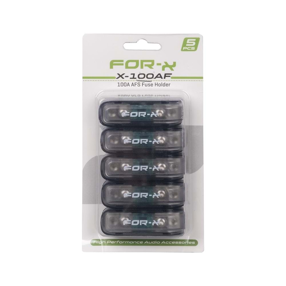 FOR-X X-100AF 100 AMPER OTO ANFİ SİGORTA ( 5 Lİ PAKET )