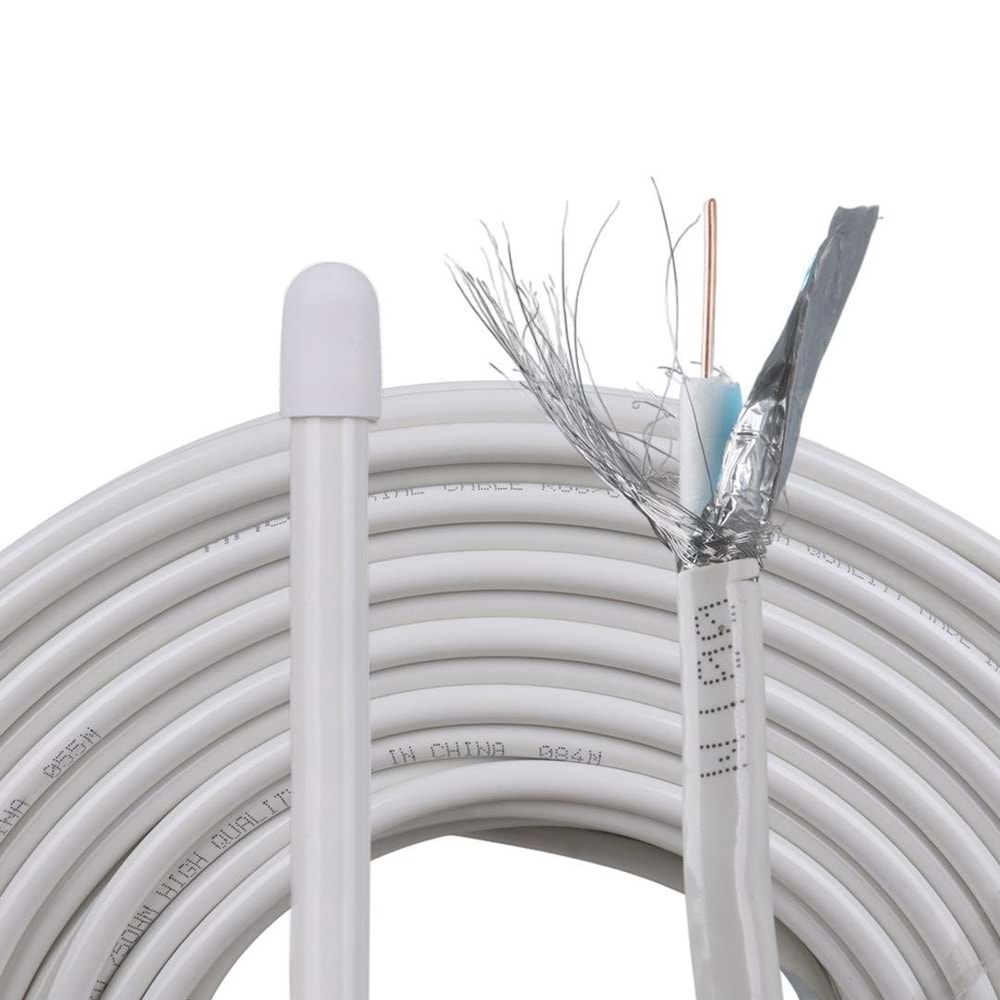 ARMAĞAN RG6/U4 CCS 100 METRE 80 TEL ANTEN KABLOSU 1,02MM