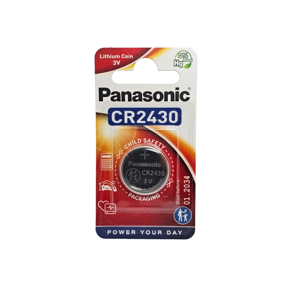 PANASONIC CR2430 3V PARA LITHIUM PİL TEKLİ