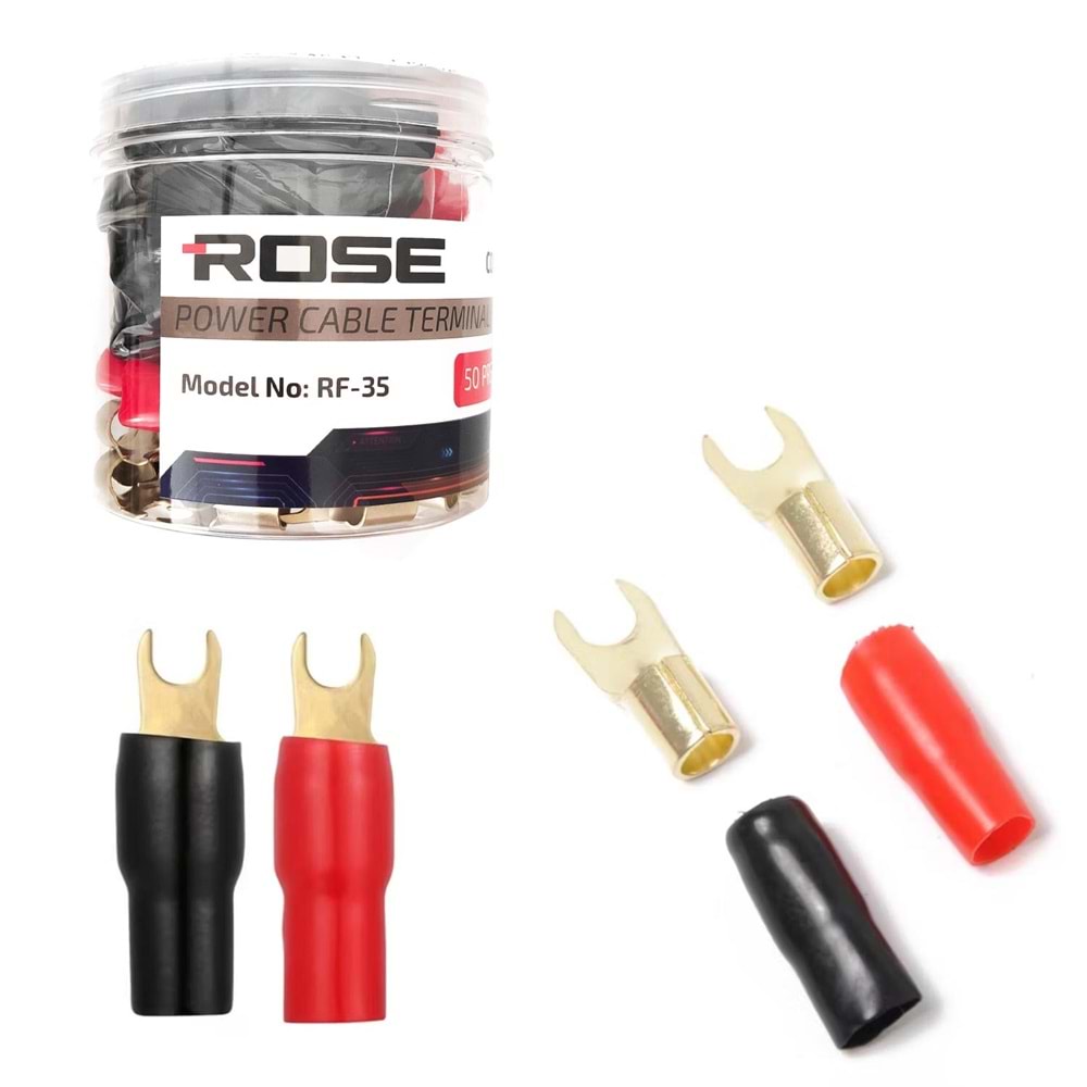 ROSE RF-35 (10MM) 50 ADET POWER CABLE TERMINAL