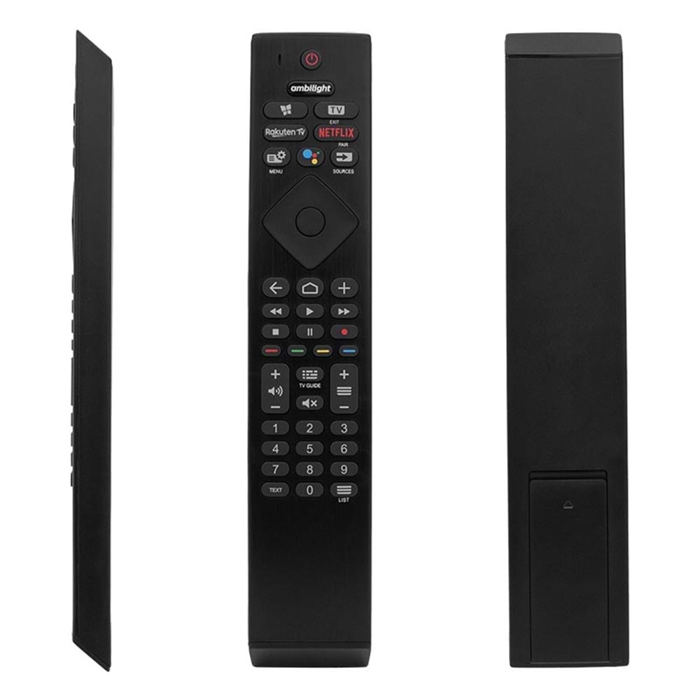 MUKE ML9877S PHILIPS YKF474-B003 AMBILIGHT NETFLIX-RAKUTEN TV TUŞLU ( SES KOMUTLU ) TV KUMANDA