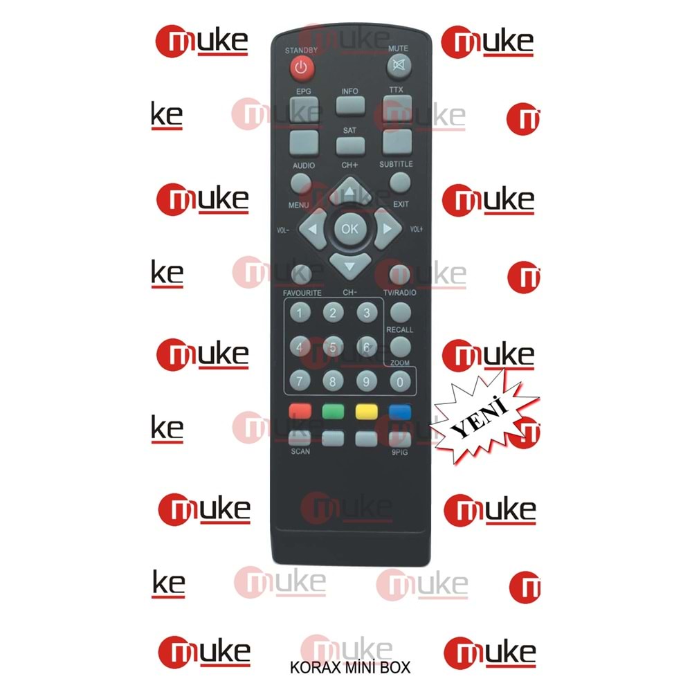 MUKE MR0730 KORAX MİNİ BOX UYDU KUMANDASI