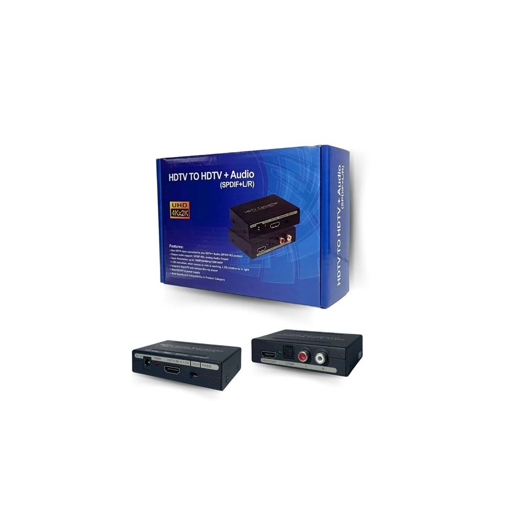 ROSE RC-898 HDMI'NIN İÇİNDEN SES VE GÖRÜNTÜYÜ AYIRIR