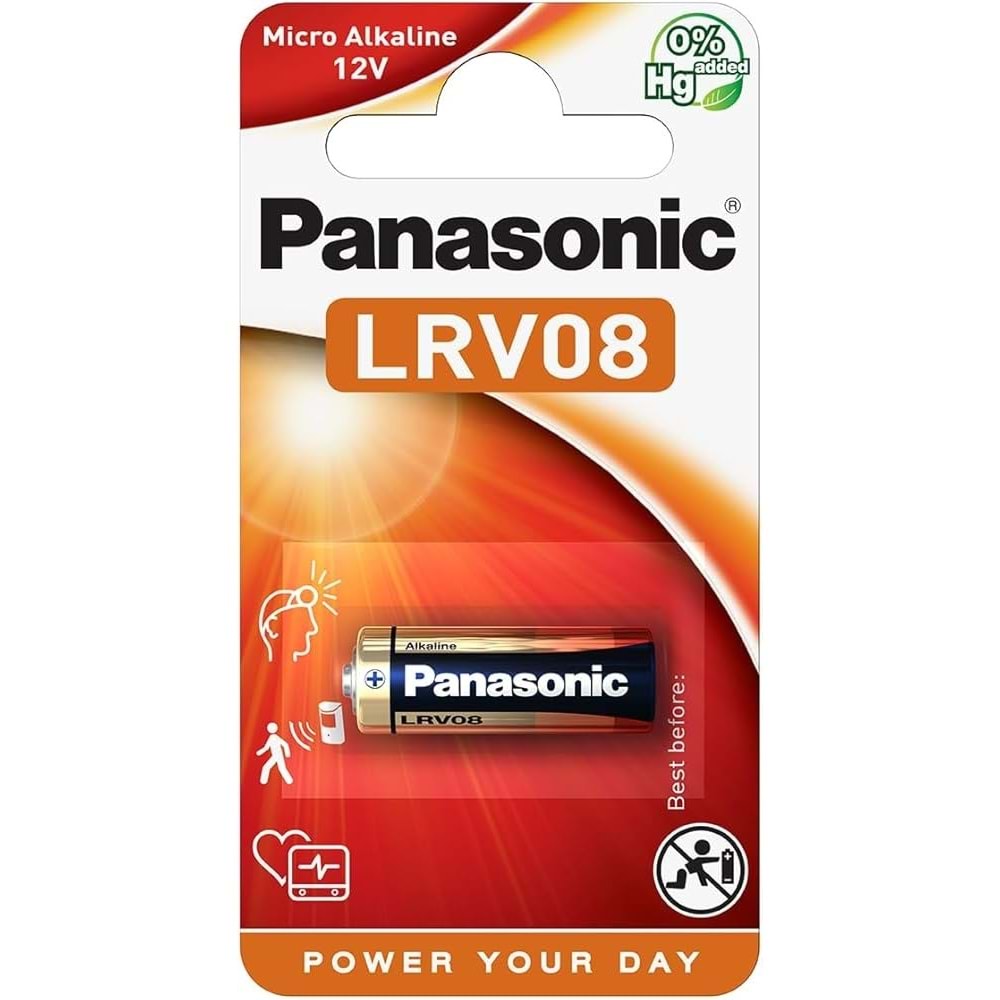 PANASONIC LRV08L/1BP -23A 12V 38MAH TEKLİ MİCRO ALKALİN PİL