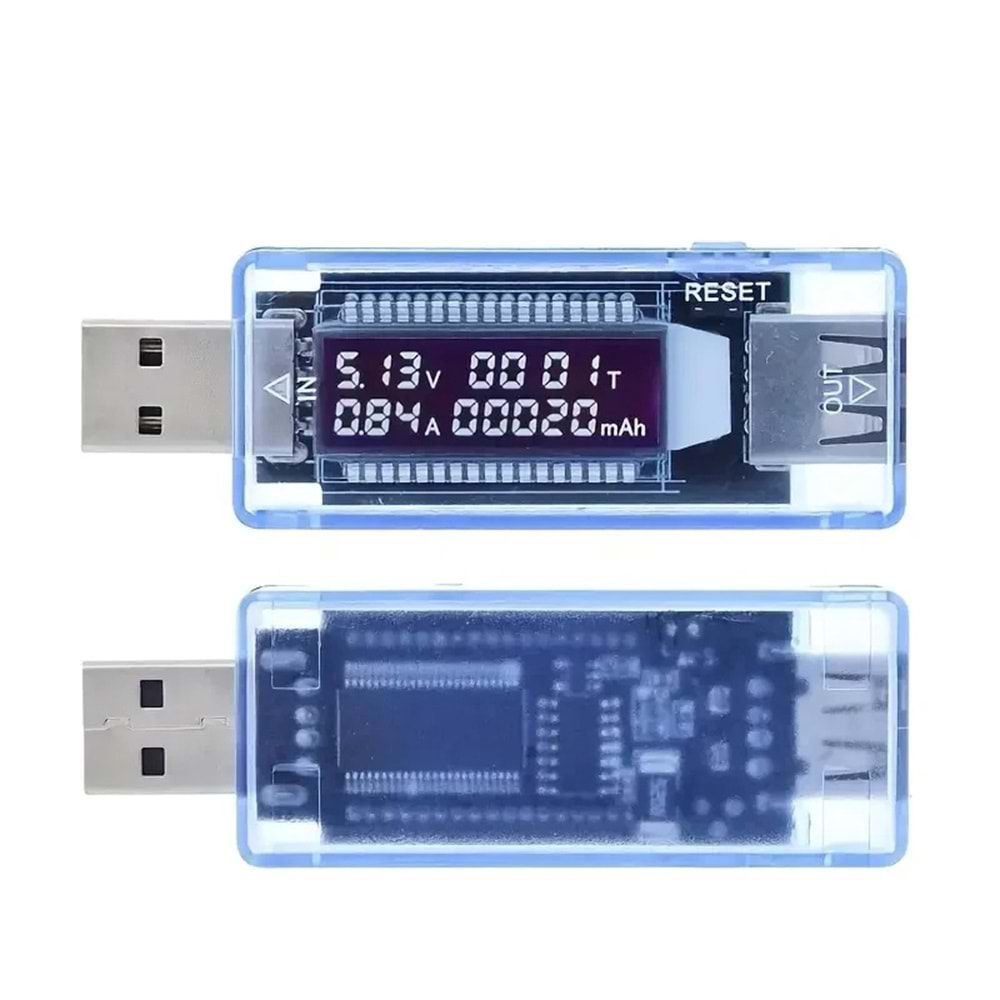 CEM M-008 USB Voltaj ve Akım Test Cihazı