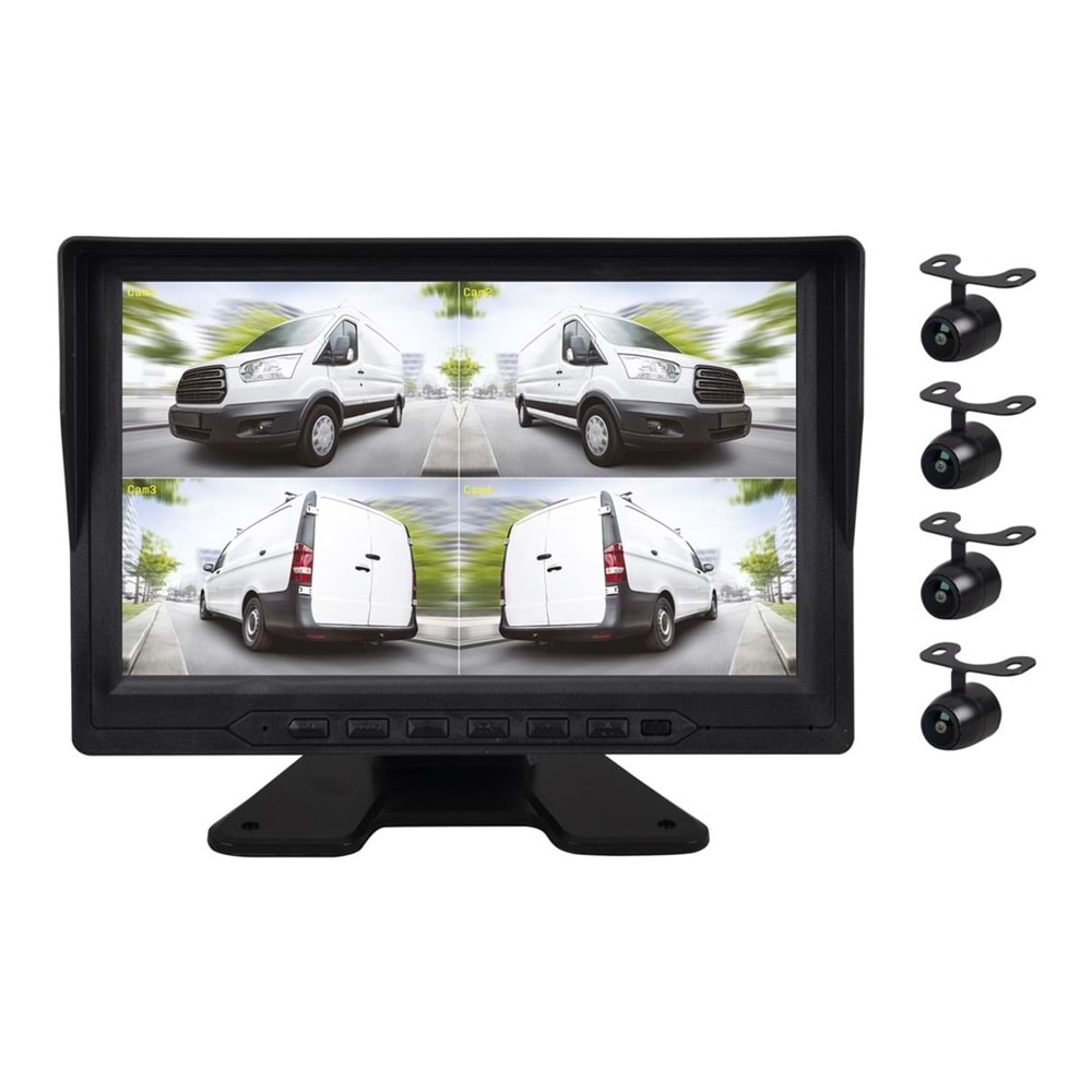 JAMESON JSD-904 ARAÇ İÇİ DVR KAYIT CİHAZI 4 KAMERA DAHİL SET